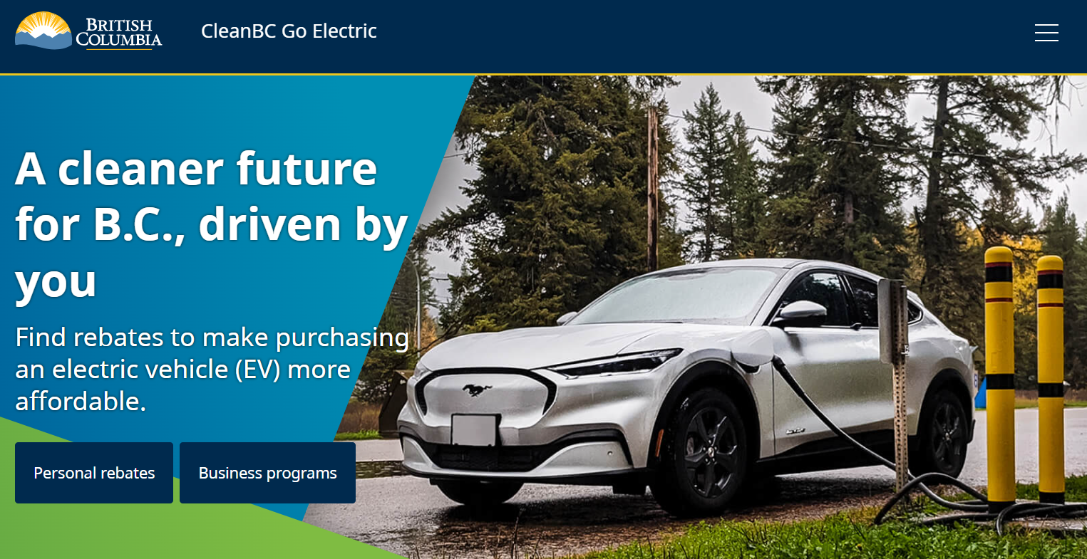 Rebates For Electric Cars In BC